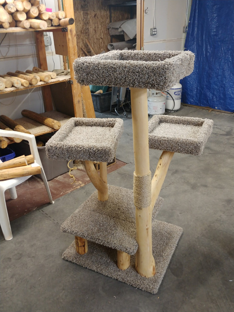Handmade WTW cat tree